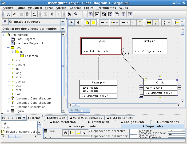 Diagrama final con visibilidades